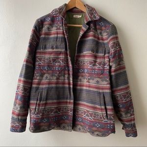 Faherty Women’s Printed Work Jacket Small